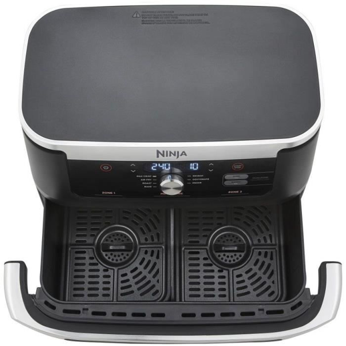 Oil-free fryer - NINJA - AF500EU - Foodi Flex - 10.4 L - 32.7 x 49.6 x 31.6 cm - Black