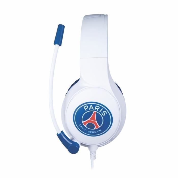 Wired Gaming Headset - KONIX - PC, PS4, PS5, Switch, Xbox - 45° Microphone - 1.5 m Cable - White and Blue