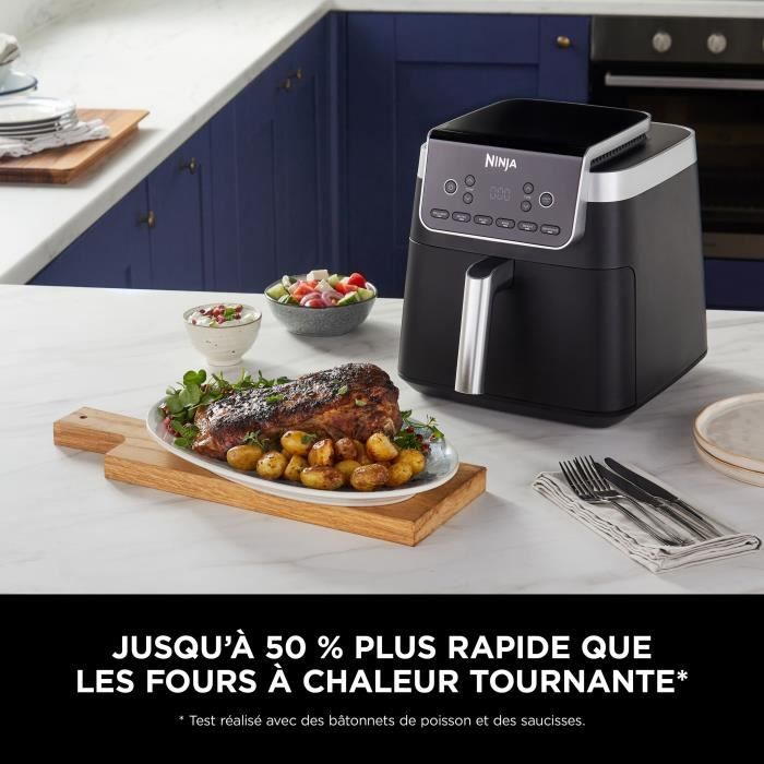 Deep Fryer - NINJA - Max AF180EU - 2000 W - Black - Variable Temperature - Timer