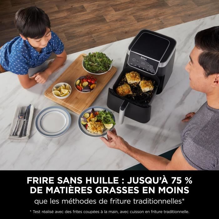 Deep Fryer - NINJA - Max AF180EU - 2000 W - Black - Variable Temperature - Timer