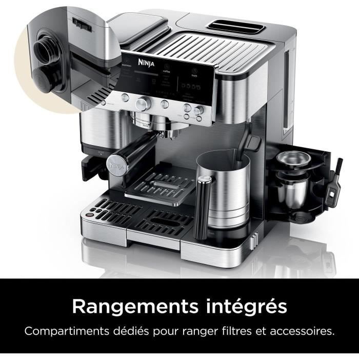 Coffee machine - NINJA - ES601EU Luxe Premier - 1650 W - 2 Liters - Stainless steel