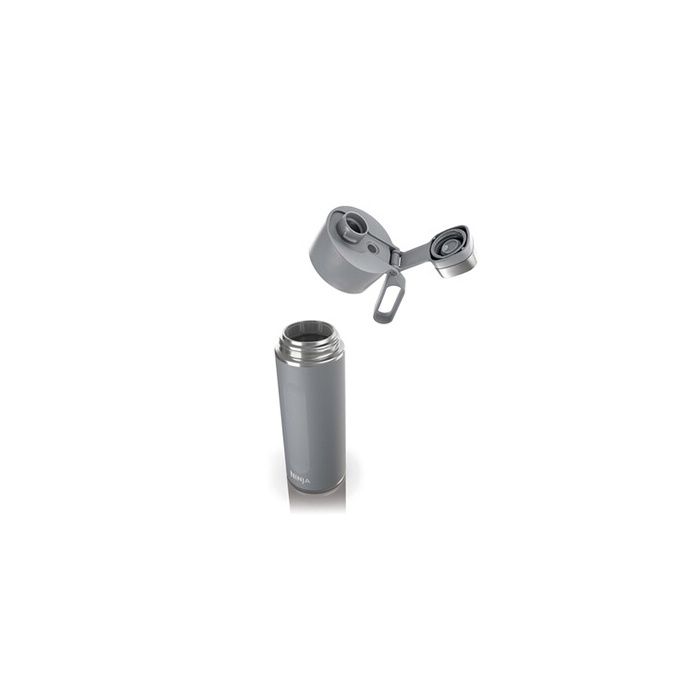 Gourde isotherme Thirsti - NINJA - Gris- 700 ml - Acier inoxydable