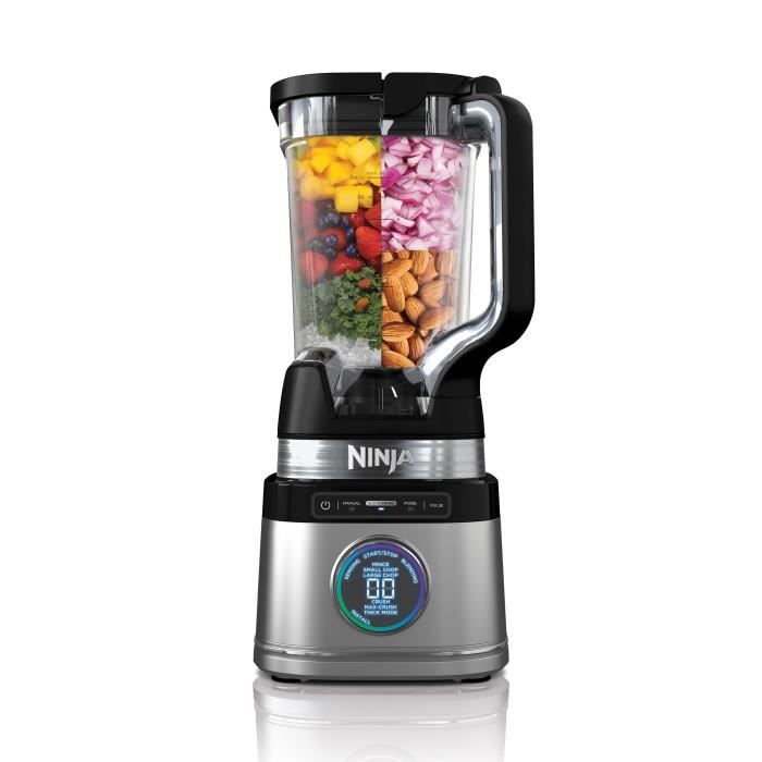 NINJA Detect Power TB201EU Professional Blender - 2 Litre Jug - 1200W - Black and Silver - 15 Modes - TB201EU