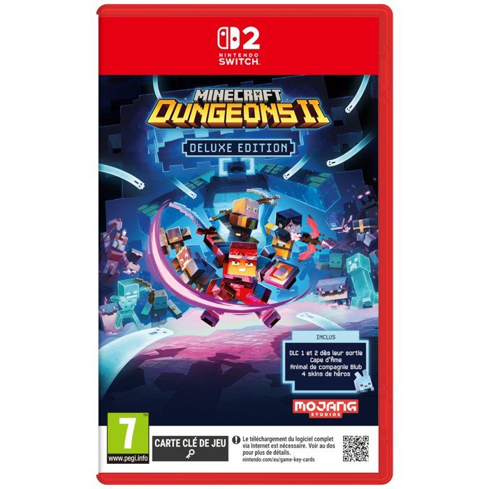 Minecraft Dungeons 2 - Deluxe Edition  Jeu Nintendo Switch 2