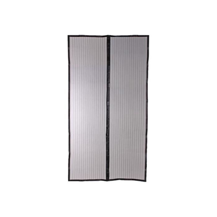 Mosquito net magnetic curtain door - H230 cm x L100 cm - Black polyester