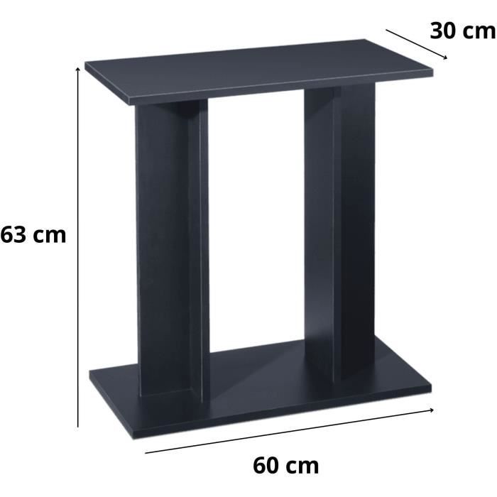 Aquarium Cabinet - CIANO - for 54 L aquarium - 60 cm - Black