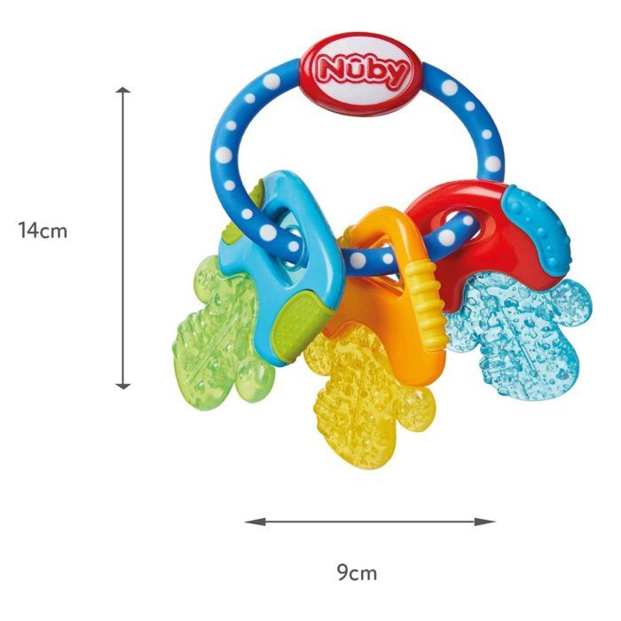 NUBY Teething ring Refrigeration keys 4m +