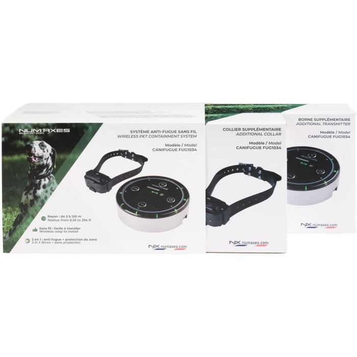 Complete anti-escape set - NUM'AXES - CANIFUGUE FUG1034 - Black