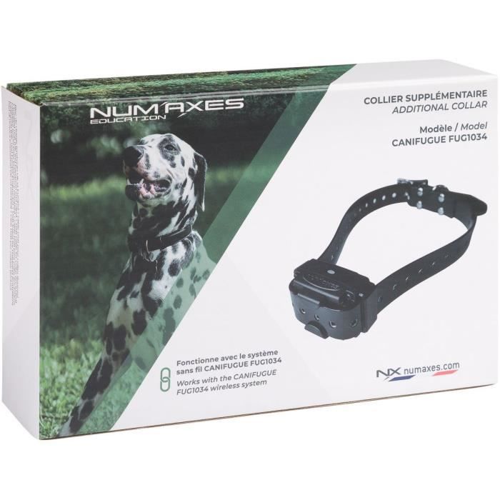 Anti-fugue collar - NUM'AXES - CANIFUGUE FUG1034 - Black