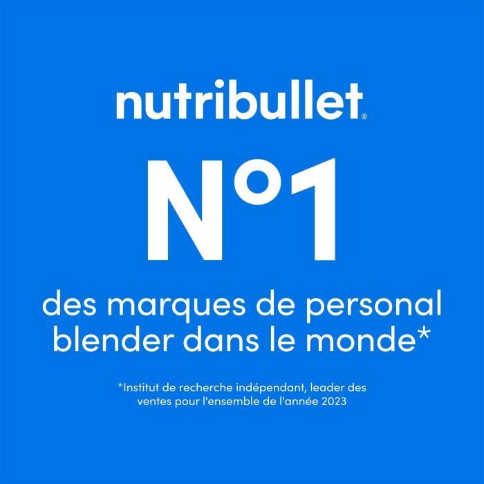 Portable blender - NutriBullet - NBP003MA - 70W - 0.475L - Magenta - 1 bottle included