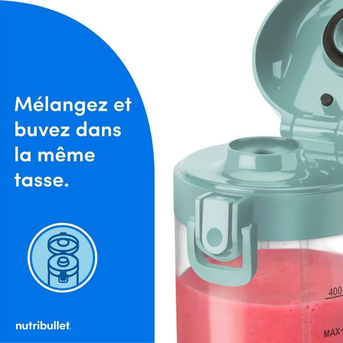 Blender - NUTRIBULLET - NBP003LBL - Portable - 0.475L - 70W - Light Blue