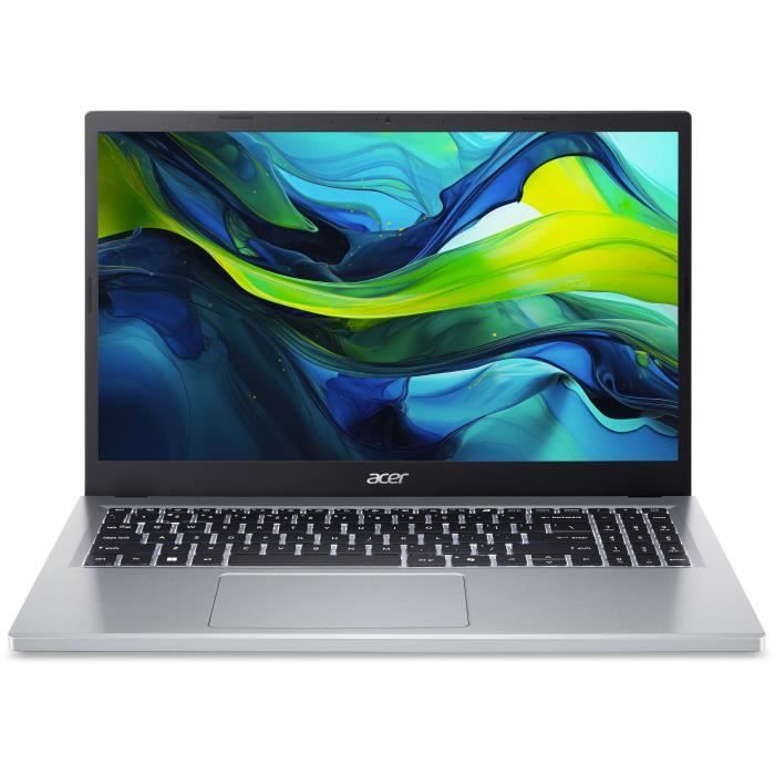 ACER Aspire AG15-32P-33L3 Laptop PC - Windows 11 - 15.6'' FHD - Intel Core 3 N355 - Intel UHD Graphics - 8GB RAM - 512GB SSD - AZERTY