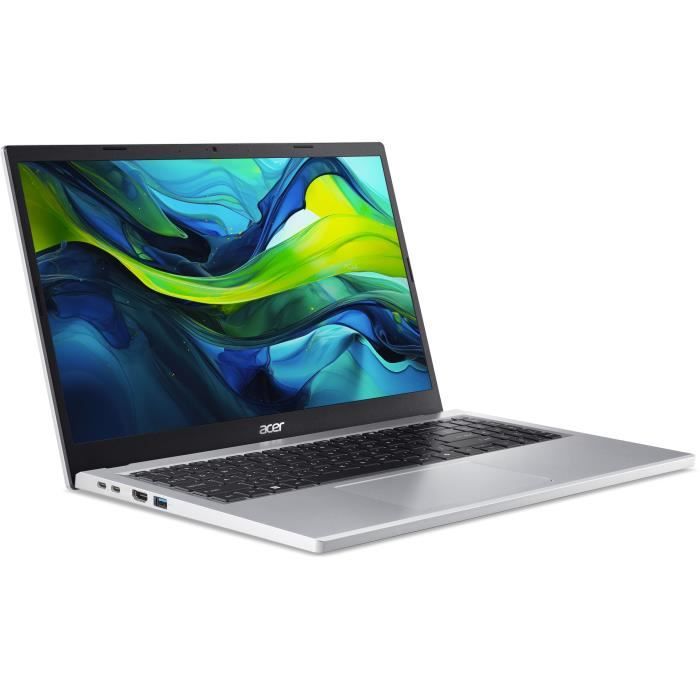ACER Aspire AG15-32P-33L3 Laptop PC - Windows 11 - 15.6'' FHD - Intel Core 3 N355 - Intel UHD Graphics - 8GB RAM - 512GB SSD - AZERTY