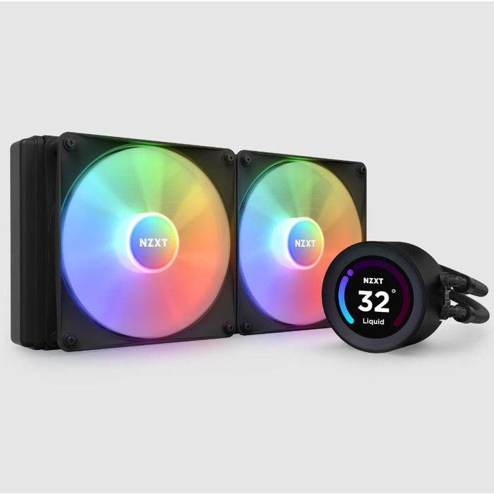 NZXT - Kraken Elite 280 RGB Black - RGB All-in-One Water Cooling - 280 mm Fan