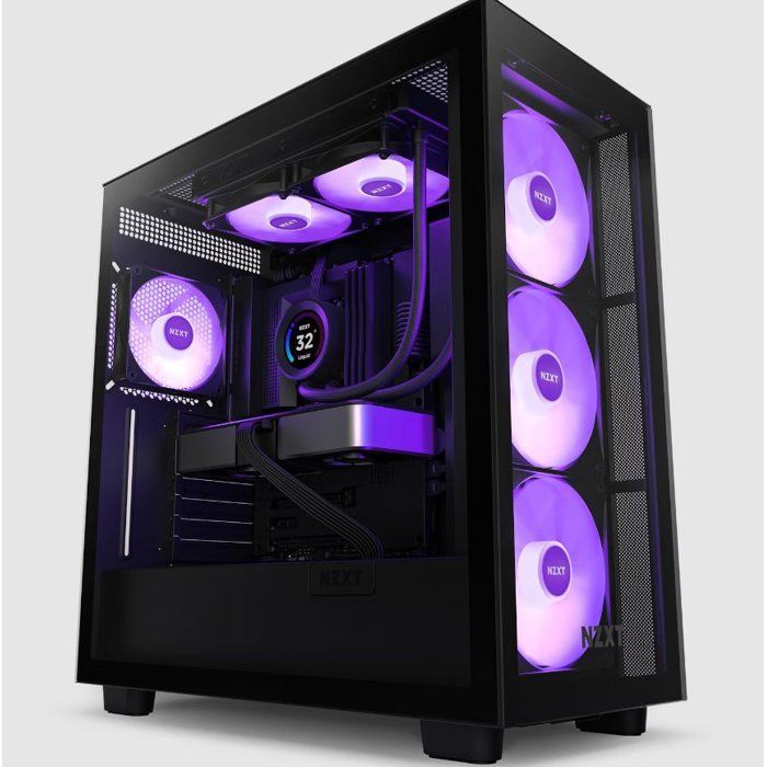 NZXT - Kraken Elite 240 RGB Black - RGB All-in-One Water Cooling - 240 mm Fan