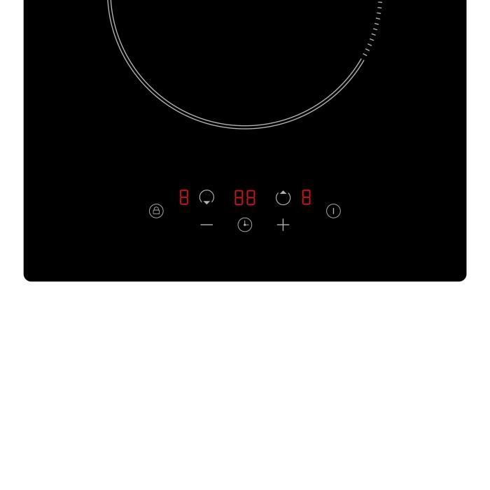 Oceanic Domino Built -in black induction