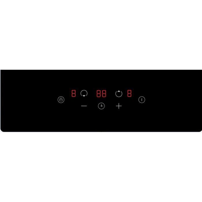 Oceanic Domino Built -in black induction