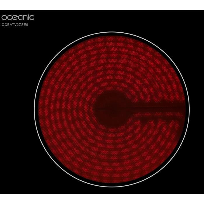 Oceanic ceramic hob Oceanic 2 fireplaces L52 x P29 cm Oceatv2zse9