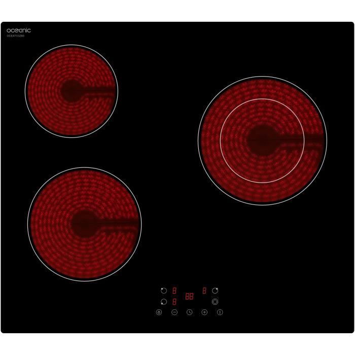 OCEANIC 3-zone ceramic hob - 5200W - width 60 cm