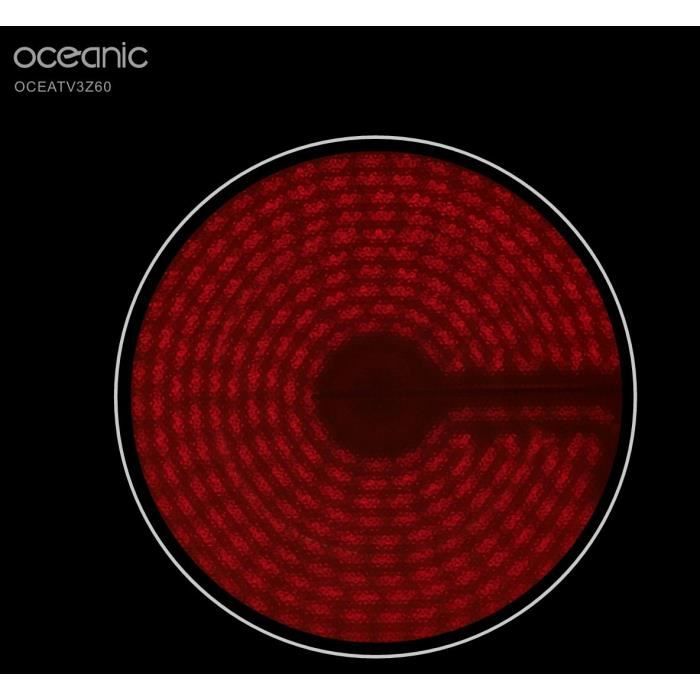 OCEANIC 3-zone ceramic hob - 5200W - width 60 cm