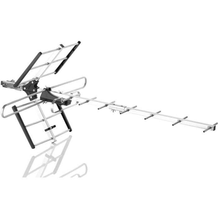 ONE FOR ALL SV9357 - Outdoor TV Antenna, Full HD, 4G Filter - Easy Mount - Gray