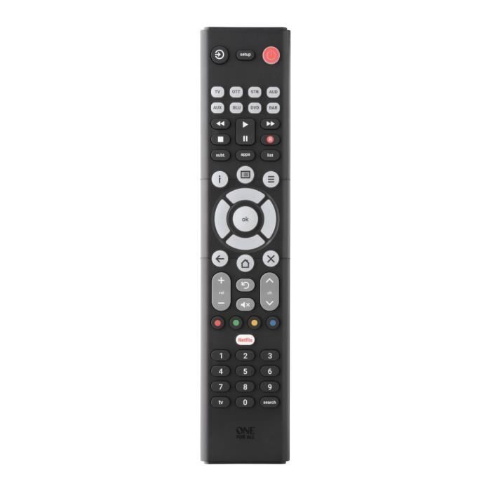 ONE FOR ALL universal remote control - URC1282  Essence Basic 8in1