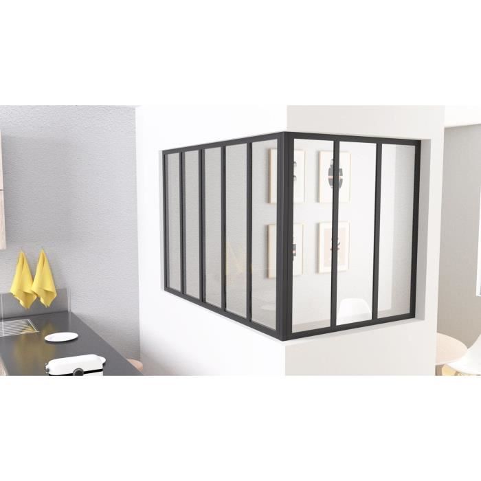 Corner post - OPTIMUM - H50 X W30 cm - Black