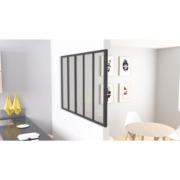 Termination post - OPTIMUM - H50 X 31 cm - Black