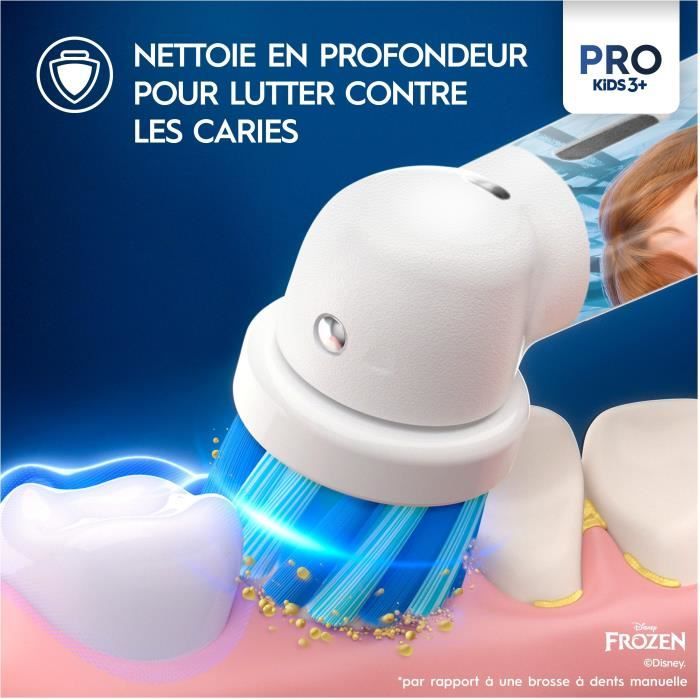Oral B VITALITY Pro Kids Frozen Electric Toothbrush + Case