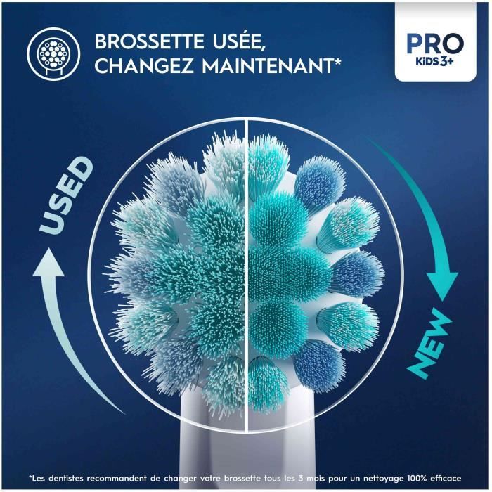 Oral-B Pro Kids Electric Toothbrush 1 Marvel Spider-Man Handle, 1 Brush Head, 3 Years and Up