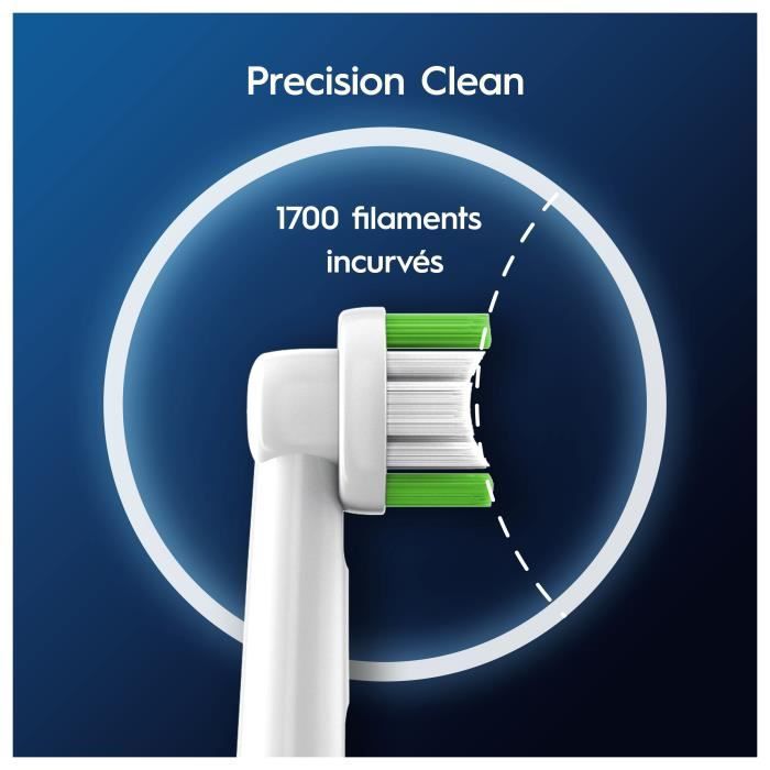 Oral-B Pro Precision Clean Toothbrush Heads, Pack of 4 Units