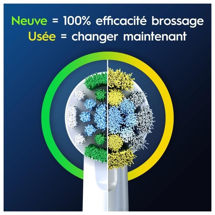 Oral-B Pro Precision Clean Toothbrush Heads, Pack of 4 Units