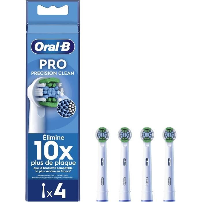 Oral-B Pro Precision Clean Toothbrush Heads, Pack of 4 Units