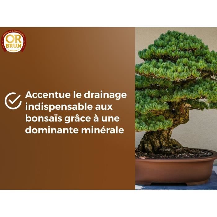 Bonsai soil - BROWN GOLD - OBRTBON6U - 6L - Better rooting