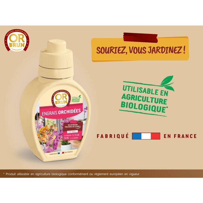 Gold Brown Orchid fertilizer 250 ml
