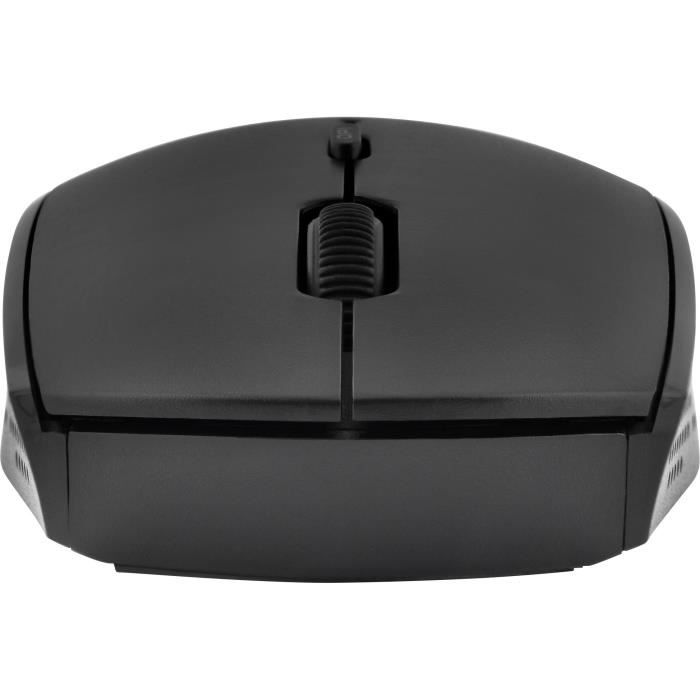 Wireless black keyboard mouse pack SLIM