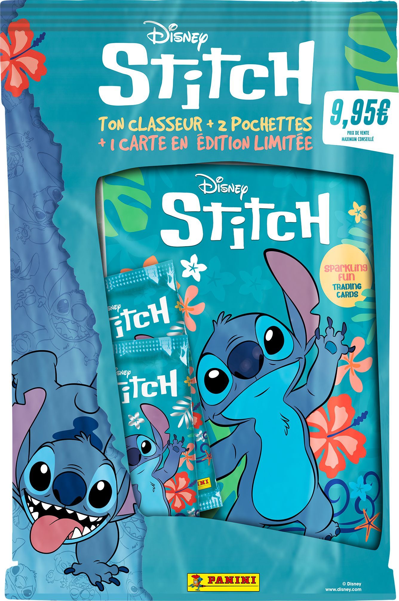 Collection starter pack - PANINI - STITCH TC - 1 binder + 2 pockets - 12 cards + 1 EL card