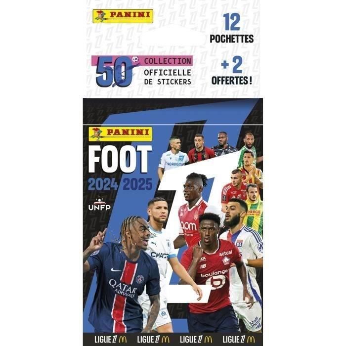 Blister pack - PANINI - Football Ligue 1 2024-2025 - McDonald's - 12 pockets - 2 free - 98 stickers