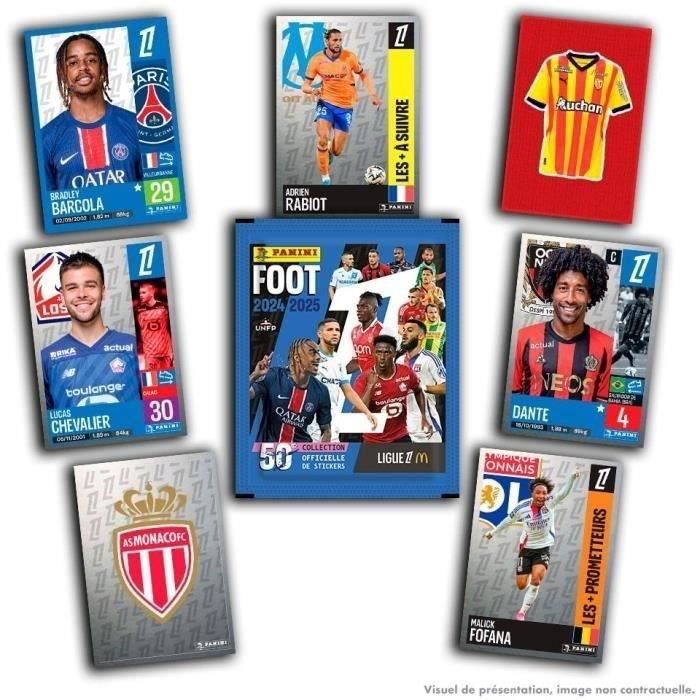 Blister pack - PANINI - Football Ligue 1 2024-2025 - McDonald's - 12 pockets - 2 free - 98 stickers