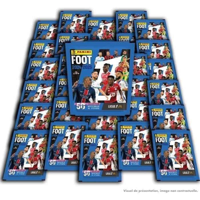 Blister pack - PANINI - Football Ligue 1 2024-2025 - McDonald's - 12 pockets - 2 free - 98 stickers