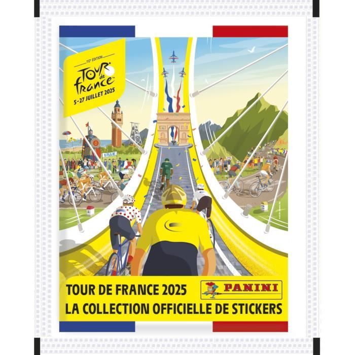 Blister - PANINI - TOUR DE FRANCE 2025 - 10 pockets + 1 free - 55 stickers