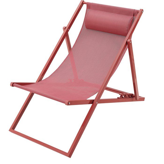 Chilean Paros - Steel structure - L 63 x D 104 x H 85 cm - Terracotta