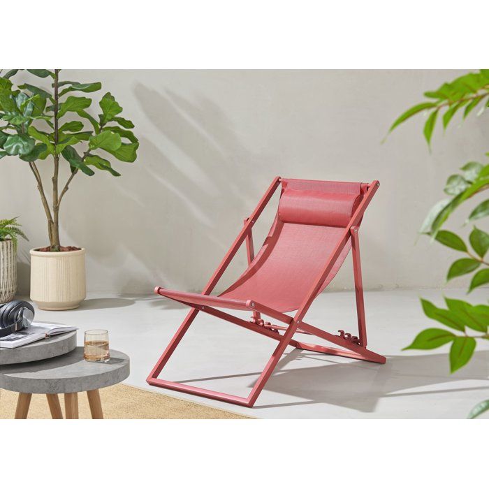 Chilean Paros - Steel structure - L 63 x D 104 x H 85 cm - Terracotta