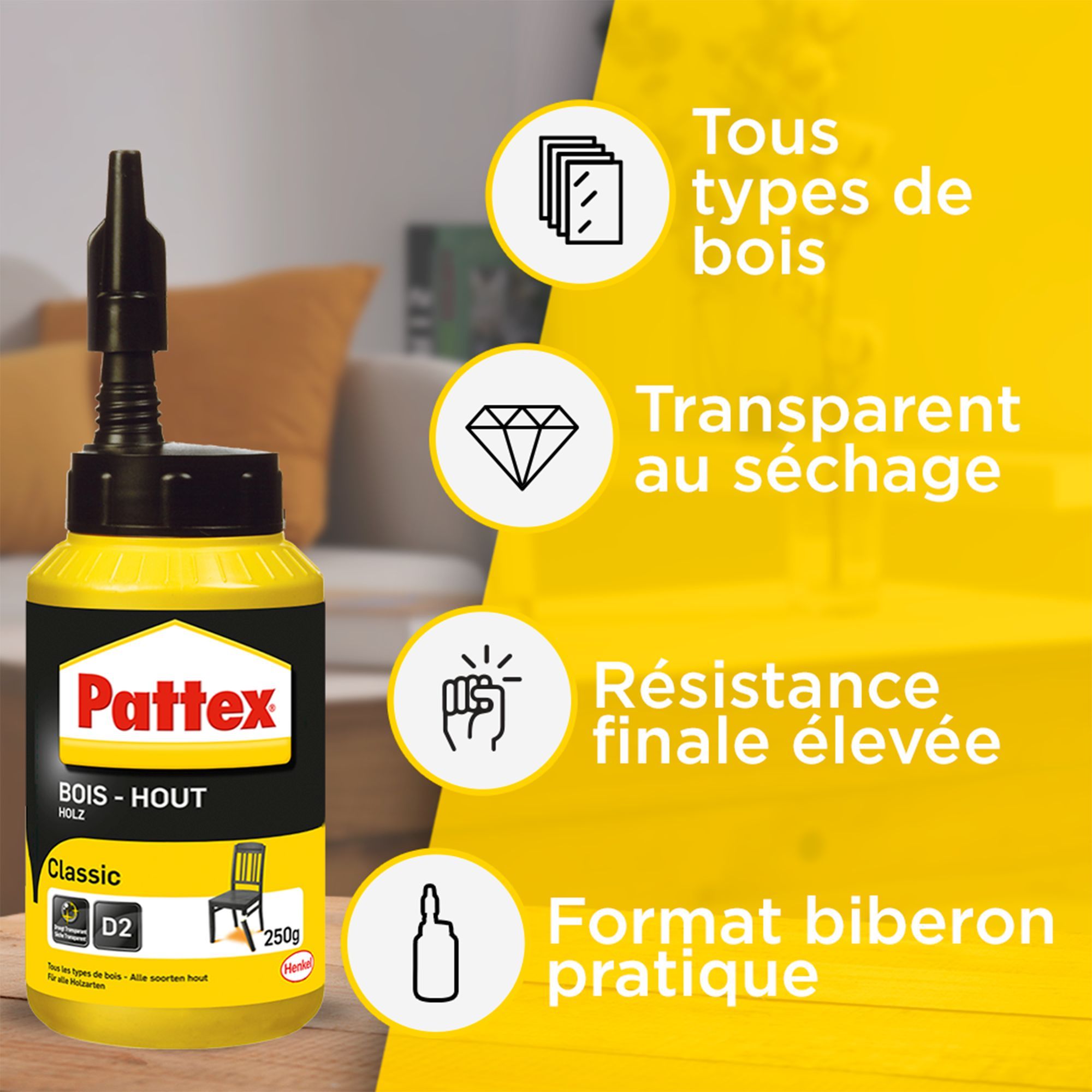 PATTEX Classic Biberon 750gr