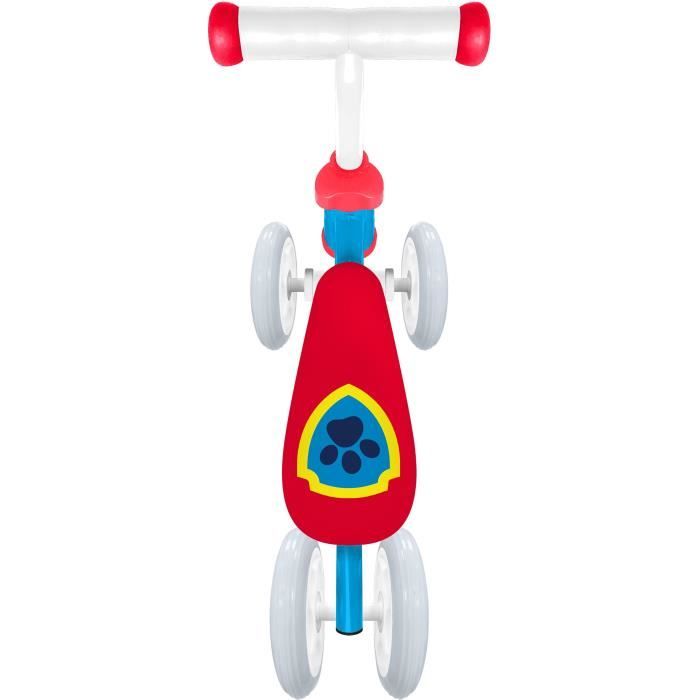 4-wheel balance bike carrier - PAW PATROL - PAT PATROUILLE - My first Baby Walker balance bike - Blue and Red