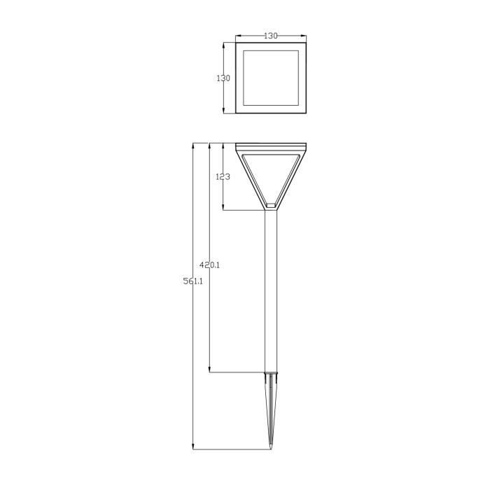 Stainless steel tag Setting up pearl glass 25 hot white lumens