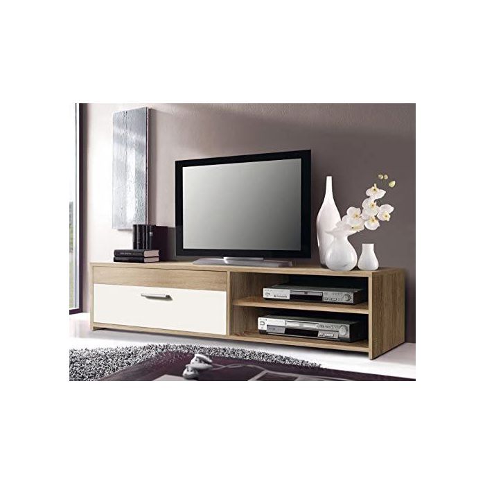 PILVI TV cabinet 120 cm oak / white