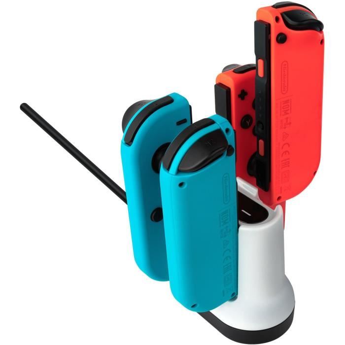 Charger - PDP - For 2 pairs of Nintendo Switch Joy-Con controllers - White