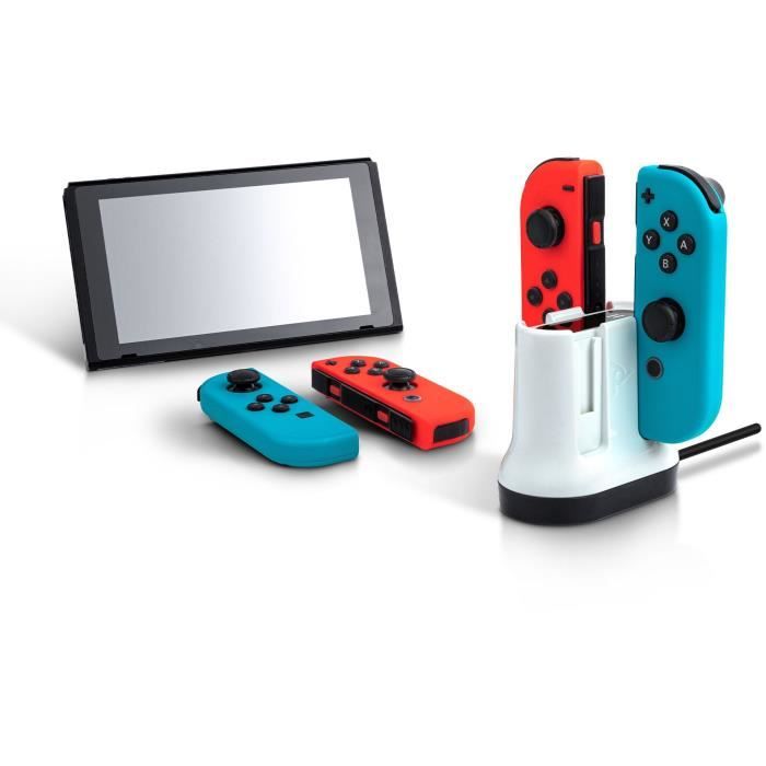 Charger - PDP - For 2 pairs of Nintendo Switch Joy-Con controllers - White