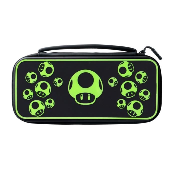 Carrying case - PDP - 1 UP Glow In The Dark - Nintendo Switch - Black